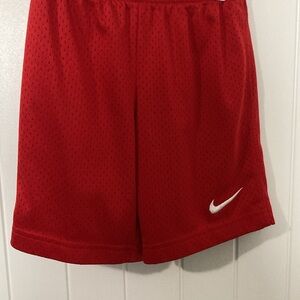 Nike Women's Vibrant Red Athletic Shorts